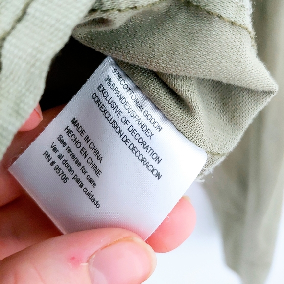 Plugg Womens Green Corduroy Button Up Jacket - Picture 4 of 5